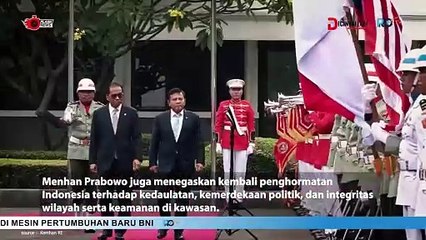 Menhan RI Prabowo Subianto, Menerima Kunjungan Kehormatan Menteri Pertahanan Malaysia