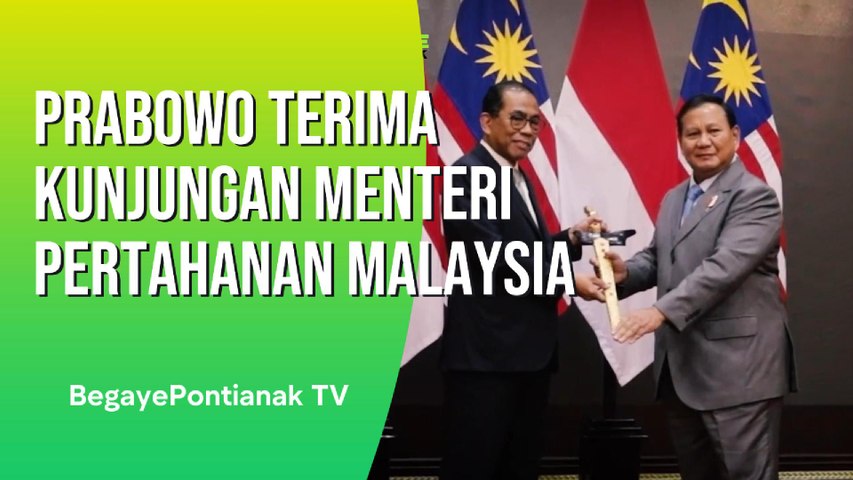 Prabowo Subianto Terima Kunjungan Menteri Pertahanan Malaysia