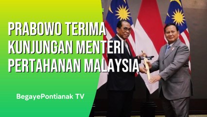 Prabowo Subianto Terima Kunjungan Menteri Pertahanan Malaysia