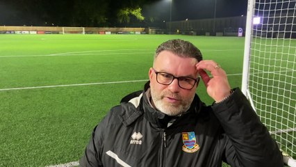 Farnham Town assistant manager Jimmy Hibburt post-South Park (Reigate)