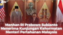 Menhan RI Prabowo Subianto Menerima Kunjungan Kehormatan Menteri Pertahanan Malaysia