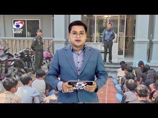 កម្លាំងកងរាជអាវុធហត្ថក្រុងប៉ោយប៉ែត ឃាត់ខ្លួនក្មេងទំនើងប្រុស.ស្រី៤០នាក់ យកមក អប់រំ