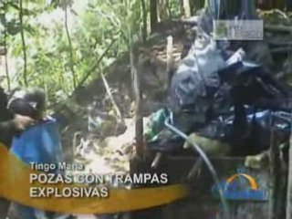 POZAS CON TRAMPAS EXPLOSIVAS - TINGO MARÍA