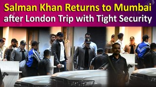 Salman Khan Avoids Paps as he returns from London