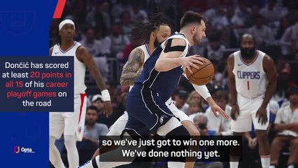 Doncic used 'adrenaline' to battle through sniffles and sore knee