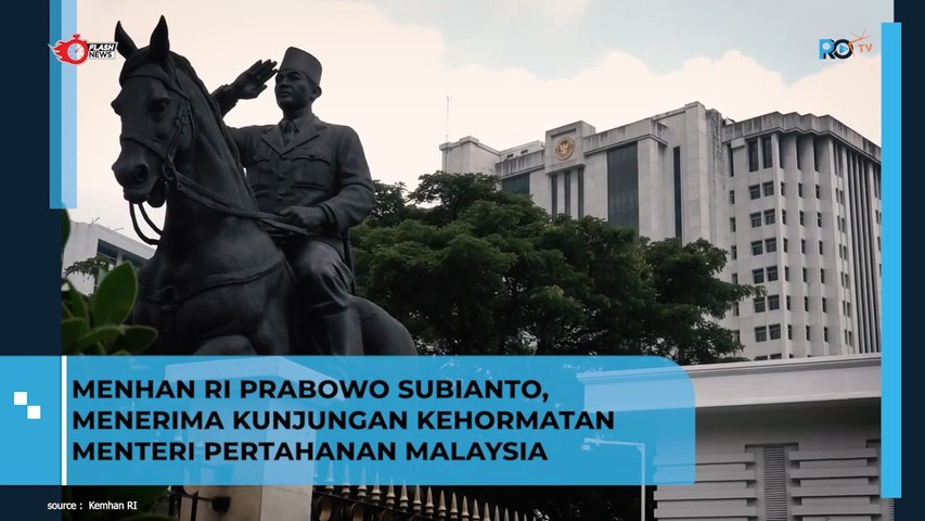 Menteri Pertahanan Malaysia Temui Menhan RI Prabowo Subianto, Disambut dengan Upacara Kemiliteran