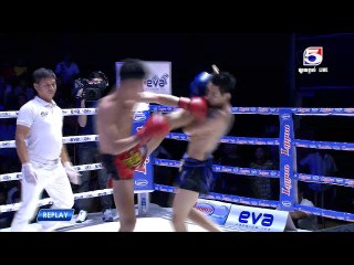 ប្រដាល់ "គុនខ្មែរប៉ុស្តិ៍លេខ៥" គូរអន្តរជាតិទី២ ឃន សុម៉ាលី Vs កាក់ថា ថេប(ថៃ)