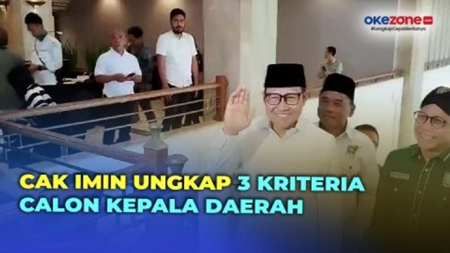 Cak Imin Ungkap 3 Kriteria Calon Kepala Daerah yang akan Diusung PKB, Apa Saja?