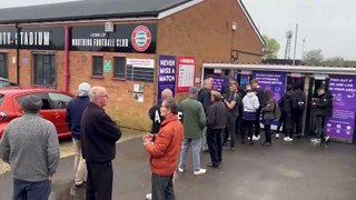 Worthing FC fans queue for ticket to play-off final after website crash chaos