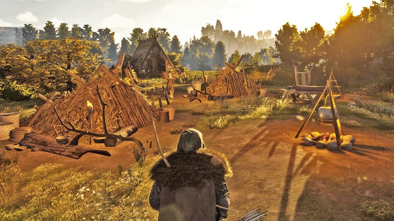 Wunderschön, aber unfertig: Wir gehen in Bellwright Holz hacken und jagen