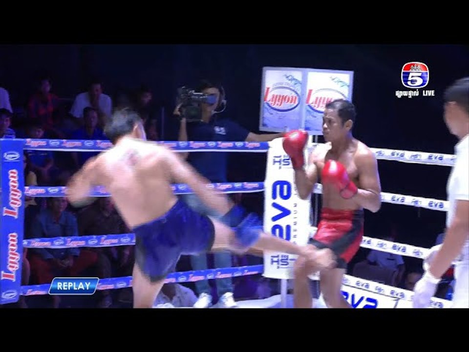 កីឡាករ ណាំ ខាក់មួន បានផ្ទួលកីឡាករ វ៉ែន សុវណ្ណ អោយបោះបង់ការប្រកួតក្នុងទឹក ០២