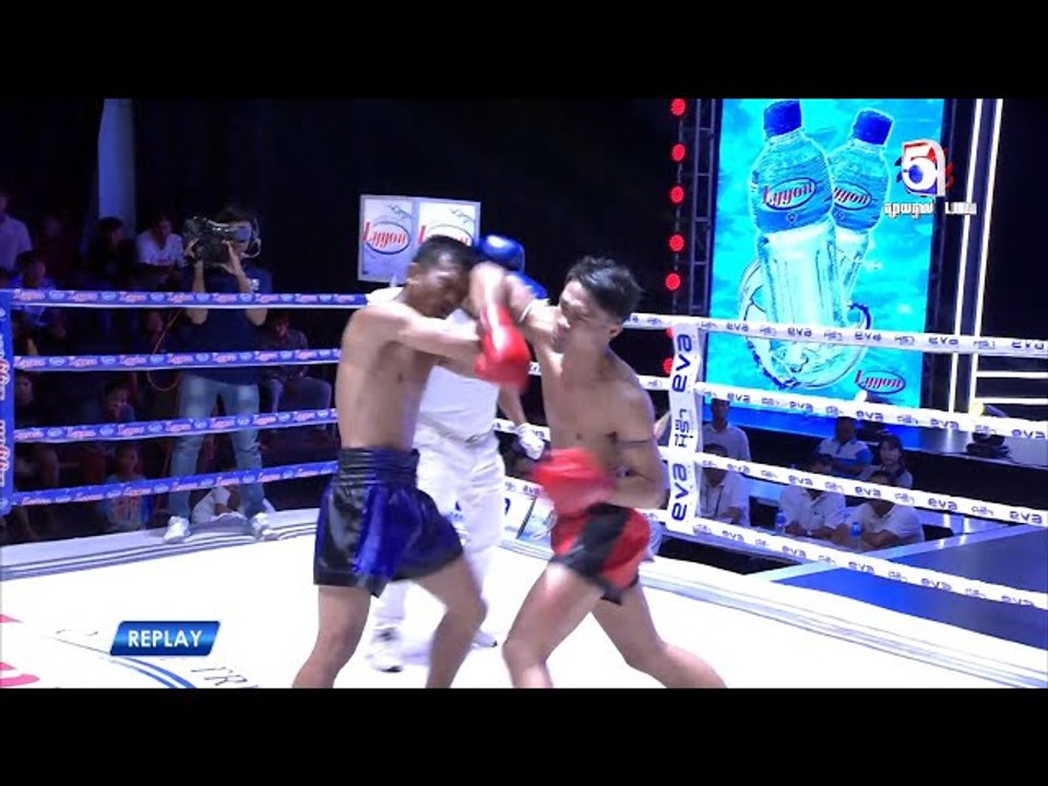 ឃីម បូរ៉ា ប្រើក្បាច់ពិសេសវាយផ្តាច់ដៃគូ ឃុម ភិតឡេក អោយបោះបង់ការប្រកួតត្រឹមទឹកទី២