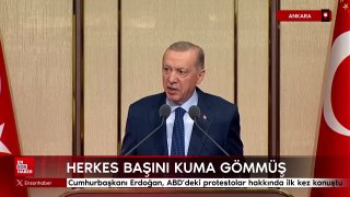 Cumhurbaşkanı Erdoğan, ABD'deki protestolar hakkında ilk kez konuştu