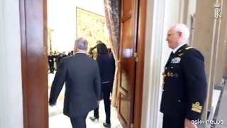 Mattarella riceve al Quirinale il re Abdullah II di Giordania