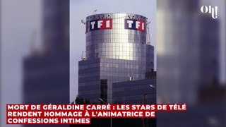 Mort de Géraldine Carré : les stars de télé rendent hommage à l'animatrice de Confessions intimes