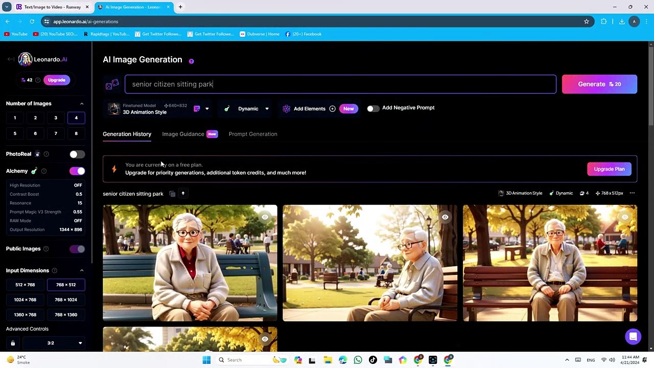 Ai Text to Image_Video_Animation Generator . RunwayML and Leonardo.Ai Tutorial. AI Tutorial