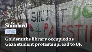 Goldsmiths Students Occupy Library As Palestine Protests Spread  To UK