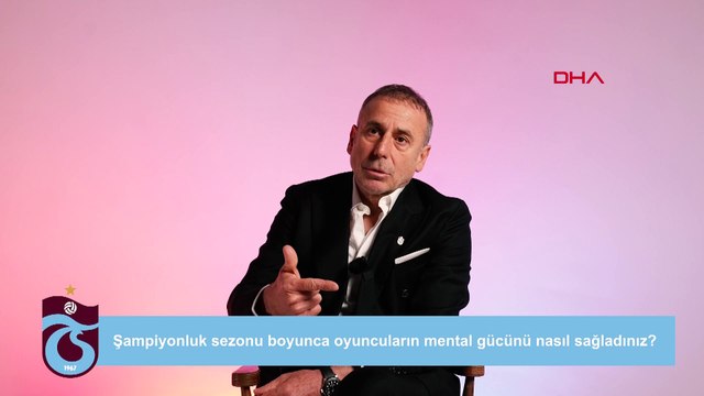 Abdullah Avcı: Trabzonspor tarihinde Türkiye’deki bütün kupaları almış bir teknik adam olarak anılmak istiyorum