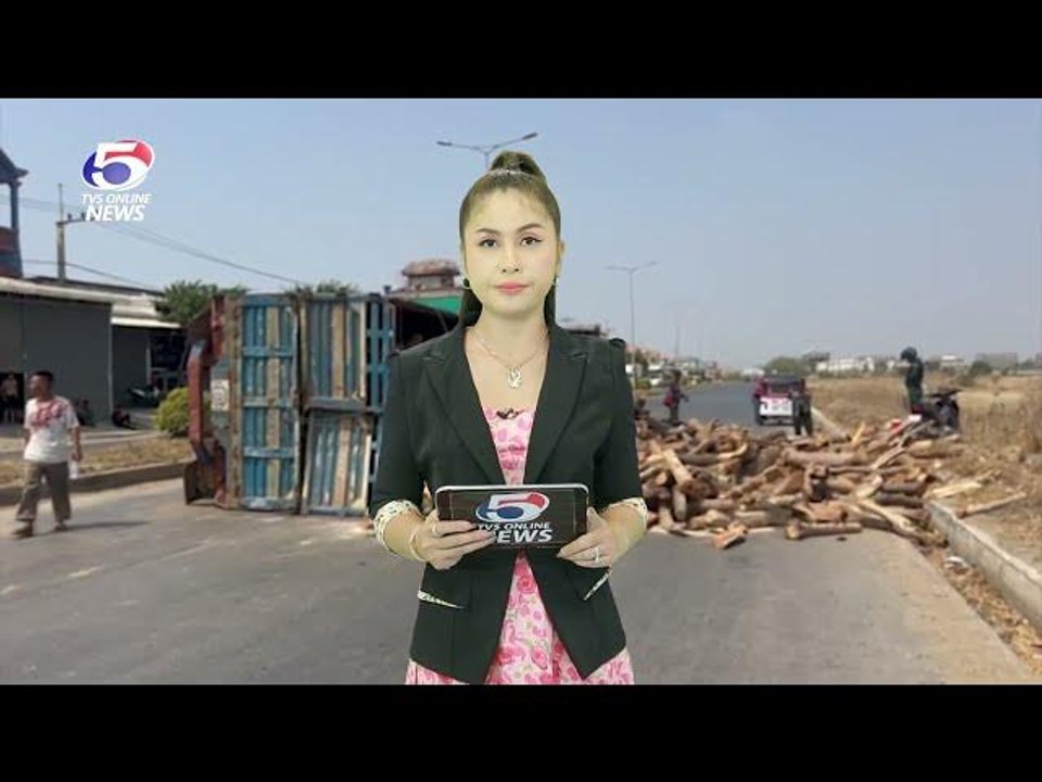 រថយន្តយីឌុប បើកឡើងសួនច្បារខណ្ឌចែកទ្រូងផ្លូវ ក្រ.ឡាប់ចា.ក់អុសពេញផ្លូវ ប៉ះម៉ូតូ១គ្រឿង