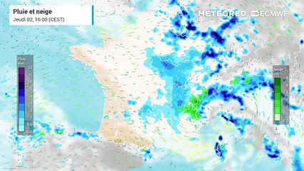 Pluies et orages au programme des prochains jours en France...