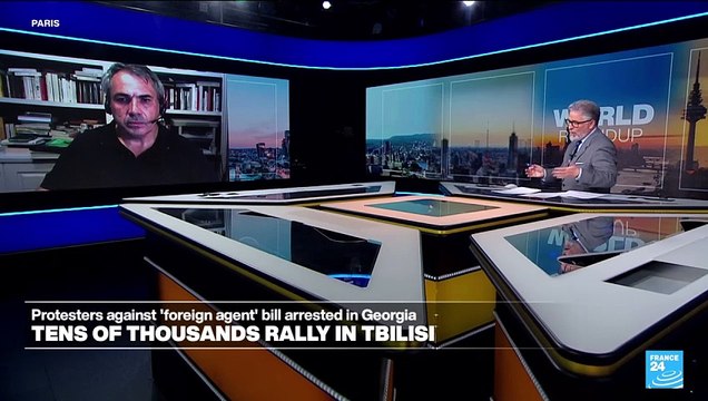 New protests underway in Tbilisi as Russian law advances in Georgian parliament