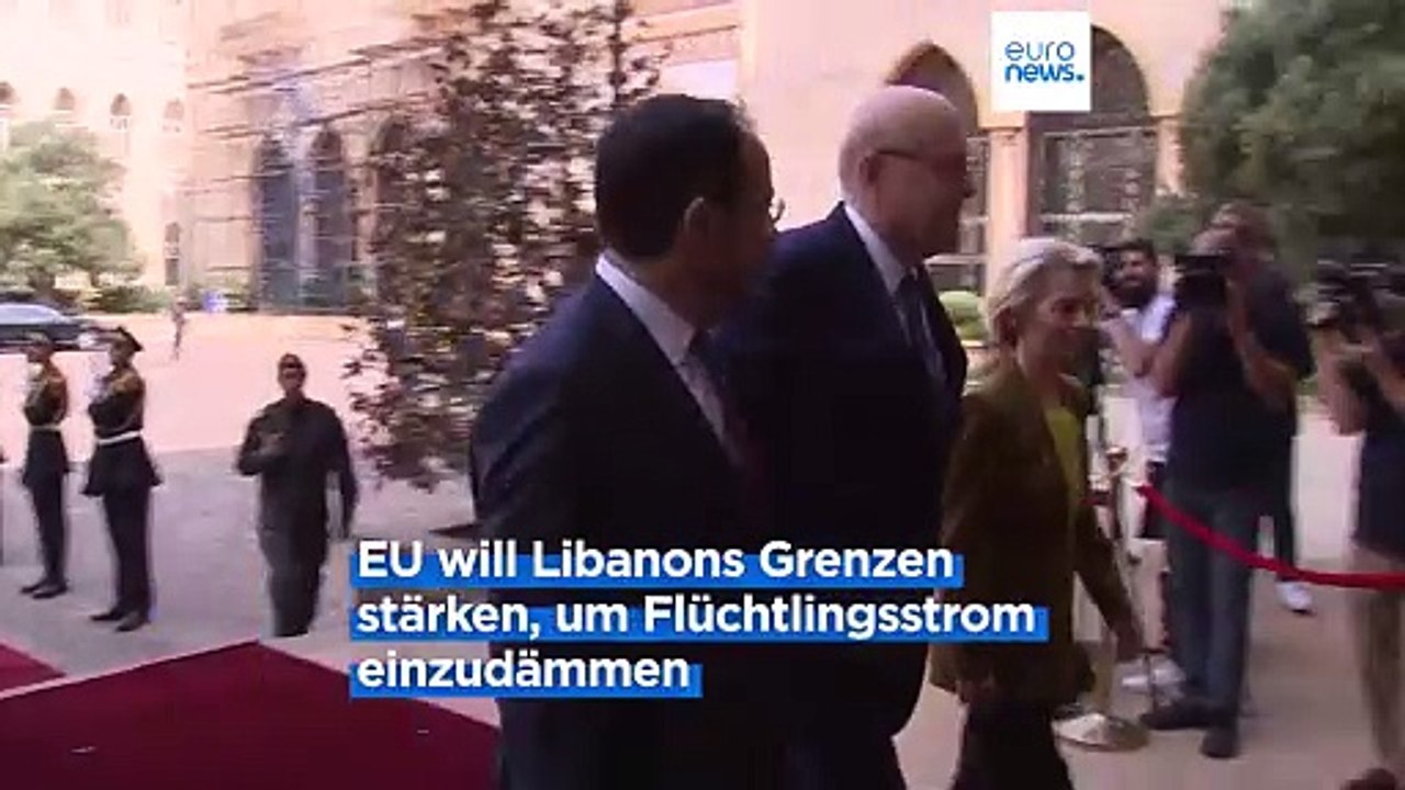 Libanon erhält 1 Milliarde Euro: EU will Flüchtlingsstrom eindämmen