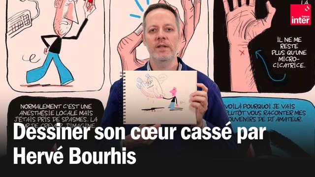 Dessiner son coeur cassé par Hervé Bourhis