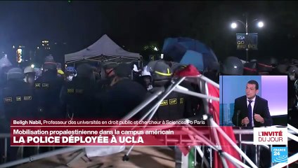 Les étudiants américains en soutien à Gaza : "Cela rappelle l'exceptionnalité du conflit"