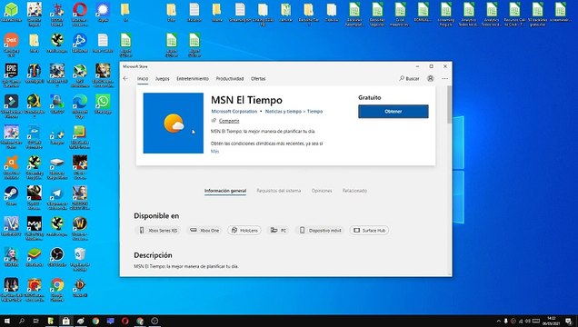 Como PONER un ICONO de MSN el TIEMPO en el INICIO de WINDOWS 10 FÁCIL y RÁPIDO