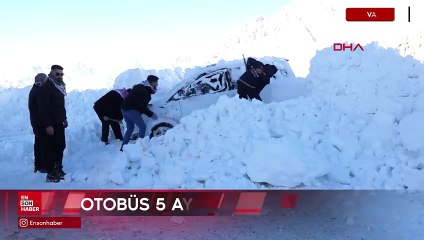 Van'da çığ altında kalan minibüs, 5 ay sonra ortaya çıktı