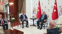 Fotoğraflarla Özgür Özel-Tayyip Erdoğan görüşmesi