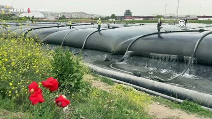 Kocaeli'nde dikkat çeken sistem: Hem çamur temizleniyor hem de denize akması önleniyor