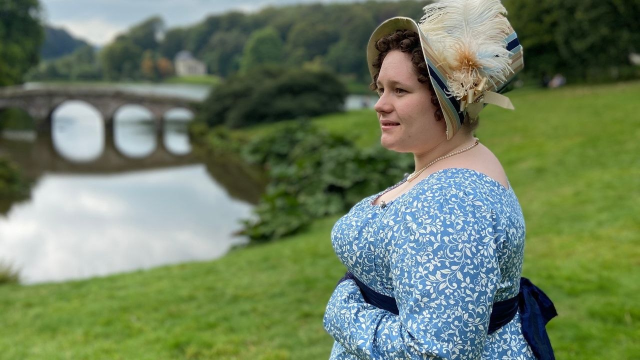 Bridgerton superfan with £6k of period clothing: "Strangers mistake me as an extra"