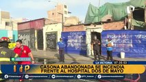 La Victoria: se registró incendio al frente del hospital Dos de Mayo en el Día del Trabajador