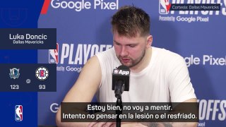 Doncic running on pure adrenaline