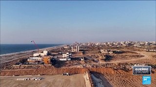 Guerre à Gaza : le port artificiel américain pour l'aide humanitaire à moitié construit