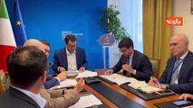 Salvini incontra Anas e Comitato strade sicure, focus sulla sicurezza della Bari-Taranto