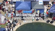 Uni-Proteste: Mehrere Studenten in Kalifornien verhaftet