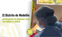 El Distrito de Medellín promueve la higiene oral en niñas y niños