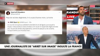 Le député RN Julien Odoul attaque la journaliste Nassira El Moaddem sur le plateau de Morandini