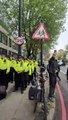 Watch: Peckham protesters block coach bringing asylum seekers to Bibby Stockholm