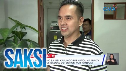 Cedric Lee, sumuko sa NBI kasunod ng hatol na guilty sa kasong serious illegal detention for ransom | Saksi