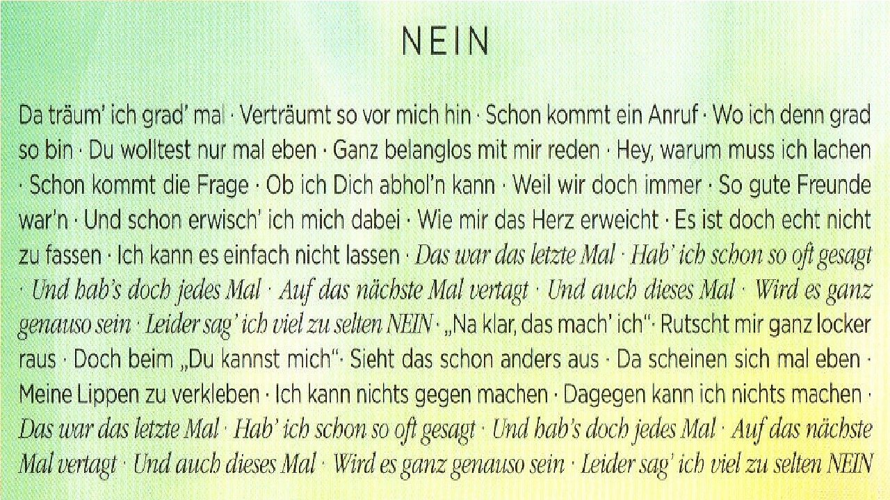 LINDA HESSE — NEIN | LINDA HESSE „SONNENKIND“ | (2016)