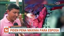 Piden pena máxima para mujer que mató a su esposo en Comarapa