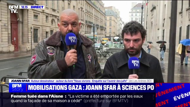 Joann Sfar à Sciences Po: J'aimerais que cette mobilisation inclut aussi les élèves juifs qui ont envie de participer
