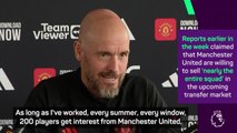 'It's a joke' - Ten Hag hits back at Man United firesale rumours