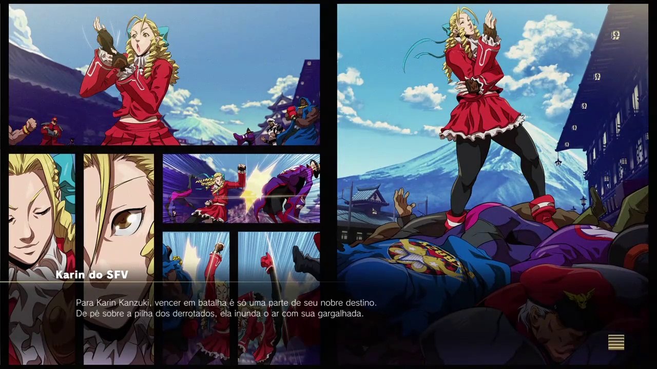 Street Fighter V - Arcade Mode + Secret Fight - Karin - Hardest - SF5 Route [1CC]