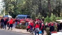 Roma-Bayer Leverkusen, tifosi Leverkusen invadono Villa Borghese