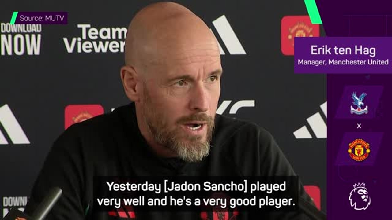 Sancho 'represents a high value' for Man United - Ten Hag