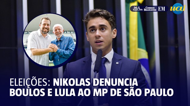 Nikolas Ferreira denuncia Lula e Boulos ao MP de São Paulo